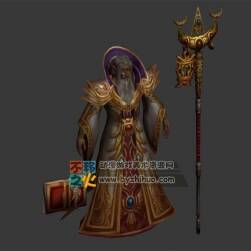 長老 法師 祭祀 模型