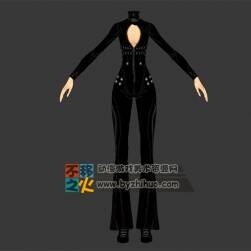 四個男女體型的緊身衣時裝模型