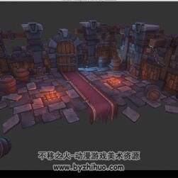 Maya地下城堡游戲場(chǎng)景制作視頻教程 第三季