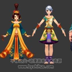 4個特色女性模型 中國古裝美女