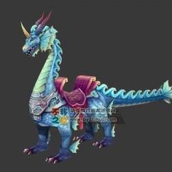坐騎 碧水金睛獸 3D模型