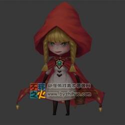 童話  小紅帽  三頭身 模型