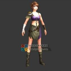 女孩 少女 獵人模型