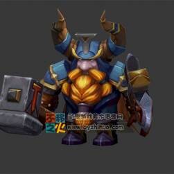 北歐 錘子 戰(zhàn)士模型