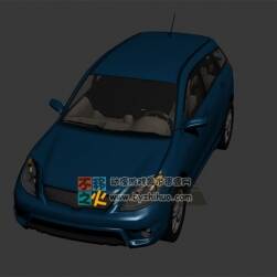 湛藍色汽車 Max模型