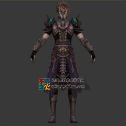 蒙面鎧甲男戰(zhàn)士模型