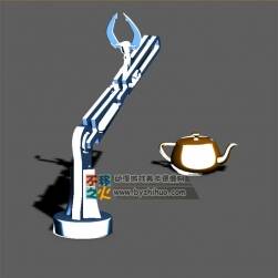 可以動(dòng)的機(jī)械手臂 Max模型