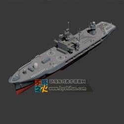 次世代兩棲指揮艦惠特尼山號模型