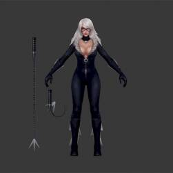 漫威 反派 黑貓 模型