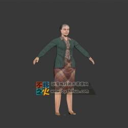 老奶奶 市民 村民 祖母 模型