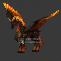 雙翼戰(zhàn)馬坐騎  Max模型