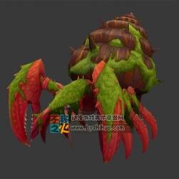 綠毛寄居蟹 Max模型