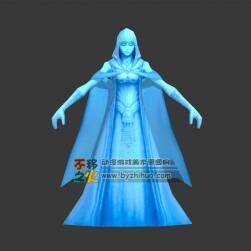 冰霜 雪女 法師 模型