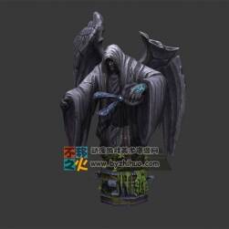 老天使石像模型