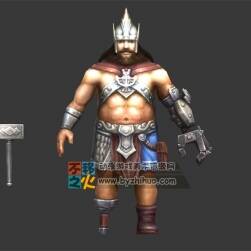 壯漢 大胡子 戰(zhàn)士模型