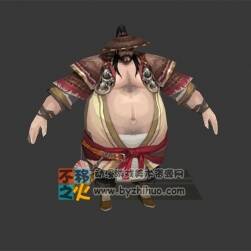 卡通 壯漢 大肚子 模型