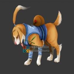 Dog 狗 Max模型
