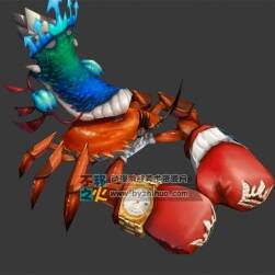 會打拳的螃蟹坐騎 Max模型