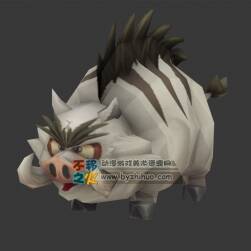 有點Q萌 小野豬 Max模型