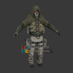 次世代潛伏埋伏士兵模型