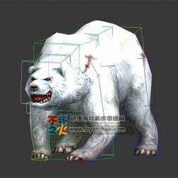 北極熊 白熊 Max模型