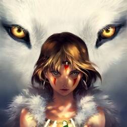 幽靈公主 插畫圖集素材賞析 50P