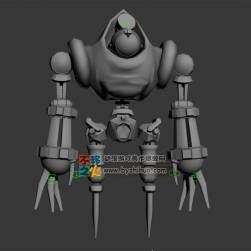 頭部有旋轉(zhuǎn)機(jī)械人 Max模型