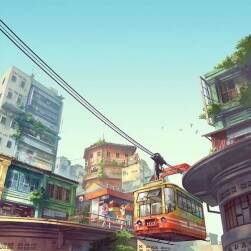 城市場(chǎng)景原畫(huà)圖集 50P