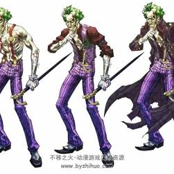 蝙蝠俠：阿卡漢姆瘋?cè)嗽?動畫概念設(shè)定圖集 128P