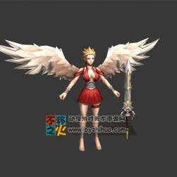 金發(fā) 天使 女戰(zhàn)士 模型