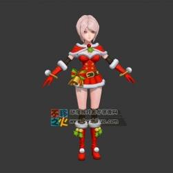 圣誕 主題 美少女 模型