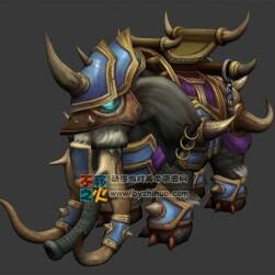 高品質(zhì) 尖角魔象 坐騎 Max模型