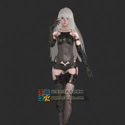尼爾機械紀元 Nier A2小姐姐 次世代少女3D模型