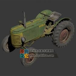 次世代綠色拖拉機車頭模型