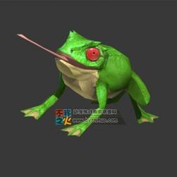 綠色青蛙 Max模型