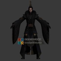 男圣繡北辰 天刀游戲模型