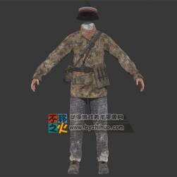 次世代二戰(zhàn)士兵服裝模型