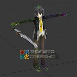 校園少年 日韓系男孩 Max模型