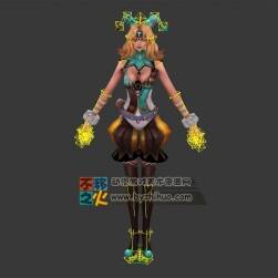 金發(fā) 小丑 美女 性感 馬戲 模型