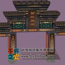 街市牌坊模型