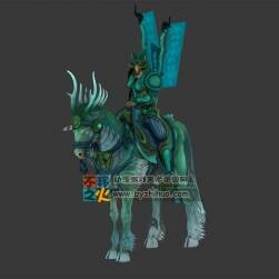 武士 騎兵 將軍 模型