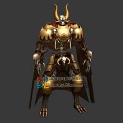 怪物 骷髏 鎧甲 BOSS模型