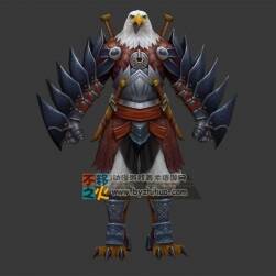 鷹面巨人 白頭鷹模型