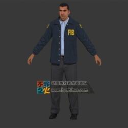次世代FBI男警察模型