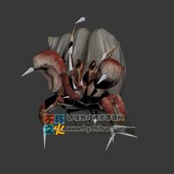 卡通 寄居蟹 模型