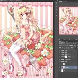 日式CG插圖 繪制步驟+PSD