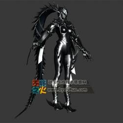 皮甲 女暗黑騎士模型