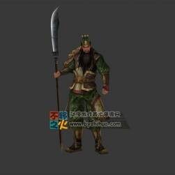 三國(guó) 武將 將軍 關(guān)羽 古裝  模型