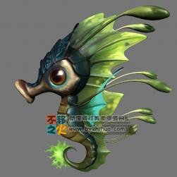 Q版海馬 游戲模型