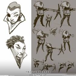 游戲原畫素材 巨獸戰(zhàn)爭 概念原畫設(shè)定圖集 162P